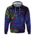 Matariki New Zealand Maori and Pohutukawa Hoodie Galaxy Blue Sky Style