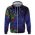 Matariki New Zealand Maori and Pohutukawa Hoodie Galaxy Blue Sky Style