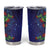 Matariki New Zealand Maori and Pohutukawa Tumbler Cup Galaxy Blue Sky Style