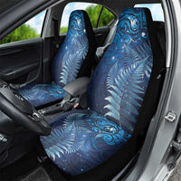 Matariki New Zealand Maori Silver Fern Car Seat Cover Galaxy Blue Sky Style LT03 - Polynesian Pride