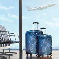 Matariki New Zealand Maori Silver Fern Luggage Cover Galaxy Blue Sky Style LT03 - Polynesian Pride