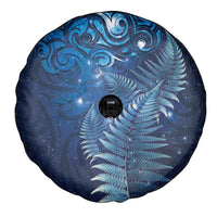 Matariki New Zealand Maori Silver Fern Spare Tire Cover Galaxy Blue Sky Style LT03 - Polynesian Pride
