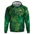 Matariki New Zealand Maori Silver Fern Hoodie Galaxy Green Sky Style