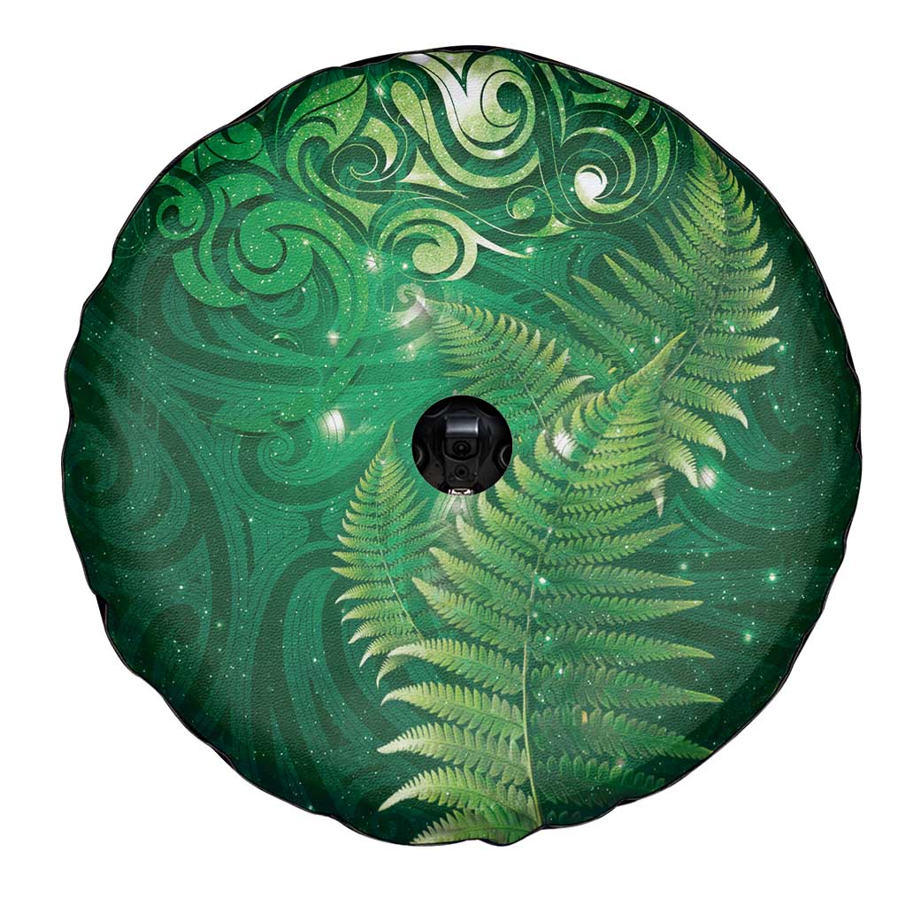 Matariki New Zealand Maori Silver Fern Spare Tire Cover Galaxy Green Sky Style LT03 - Polynesian Pride