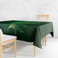 Matariki New Zealand Maori Silver Fern Tablecloth Galaxy Green Sky Style