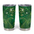 Matariki New Zealand Maori Silver Fern Tumbler Cup Galaxy Green Sky Style