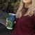 New Zealand Matariki Fern Frond Koru Tumbler Cup with Galaxy Blue Sky and Green Paua Shell Art