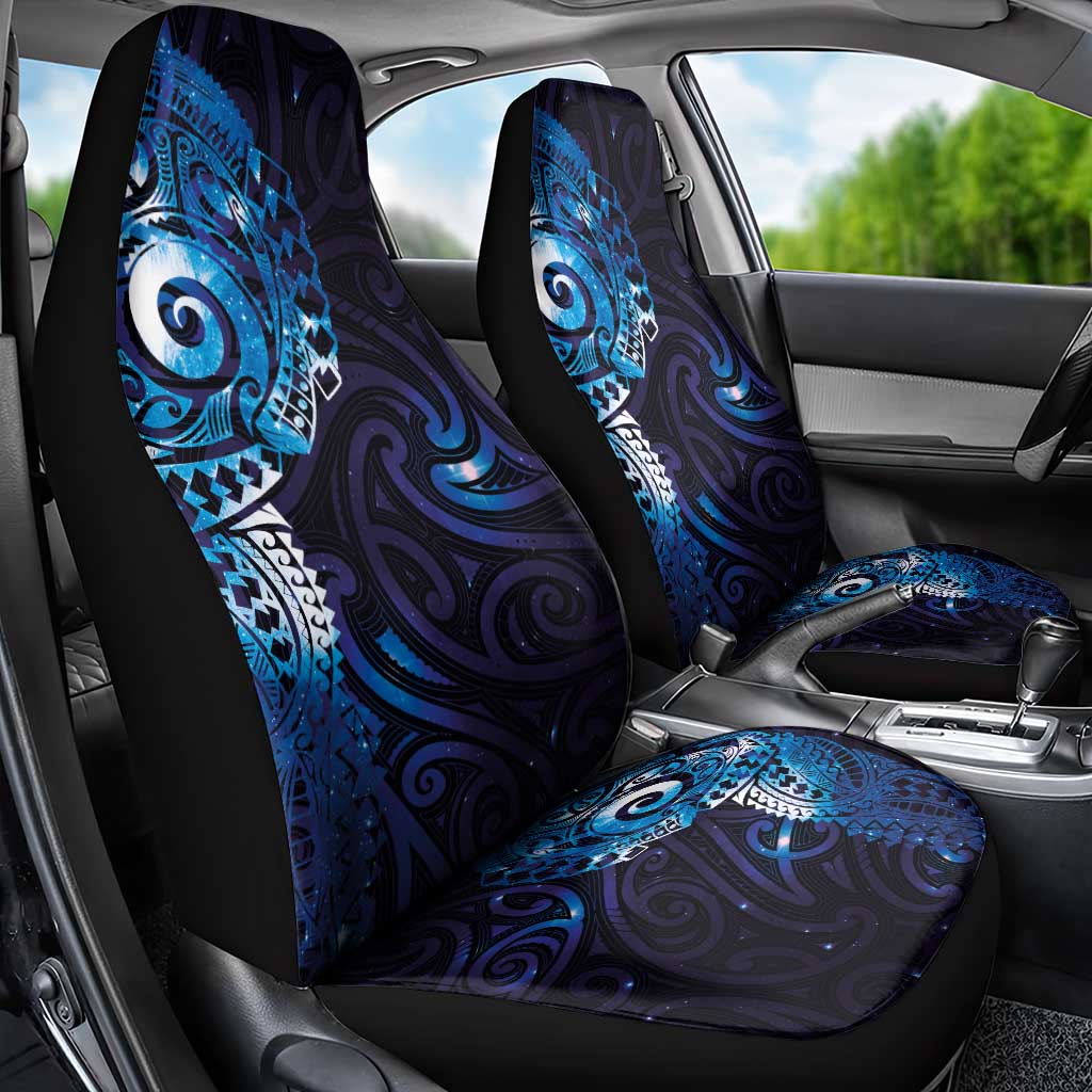 Matariki New Zealand Maori Koru Art Tattoo Car Seat Cover New Year Galaxy Blue Sky Style LT03 - Polynesian Pride