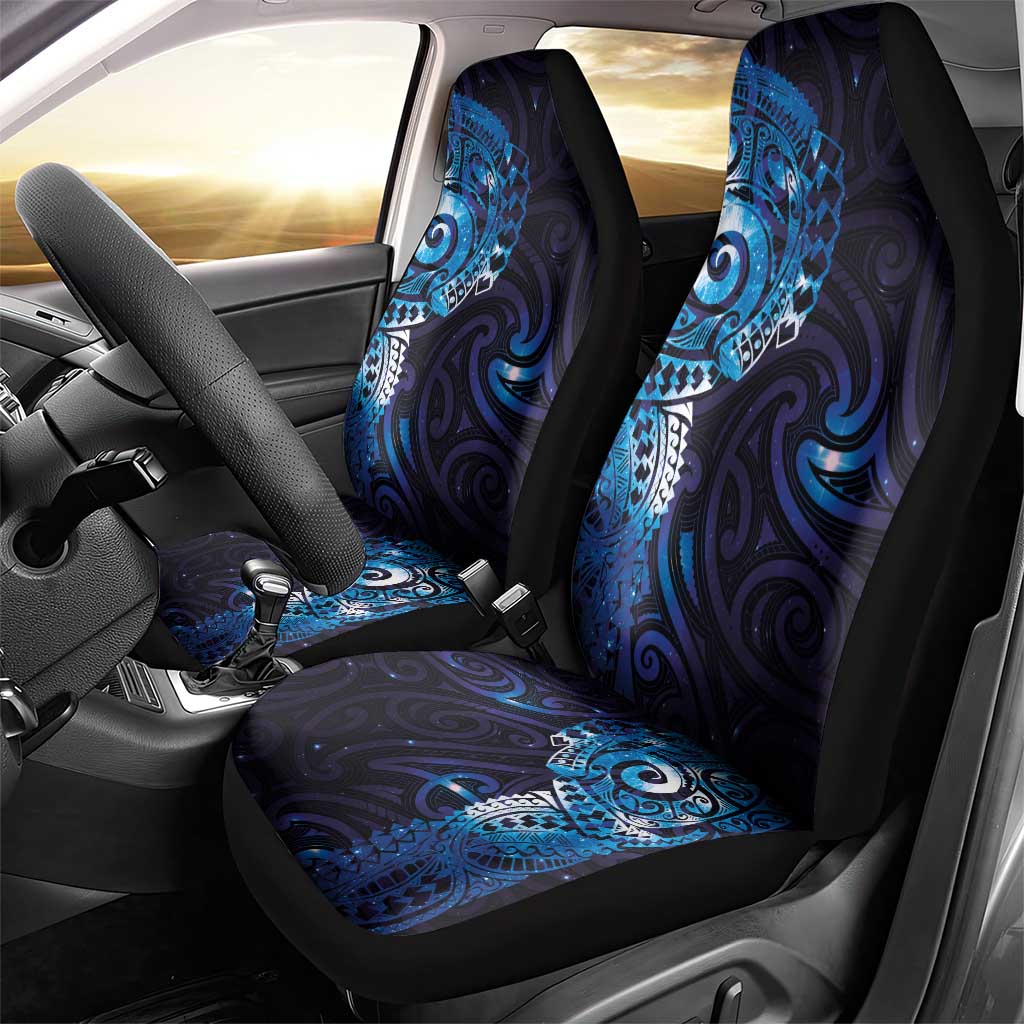 Matariki New Zealand Maori Koru Art Tattoo Car Seat Cover New Year Galaxy Blue Sky Style LT03 - Polynesian Pride
