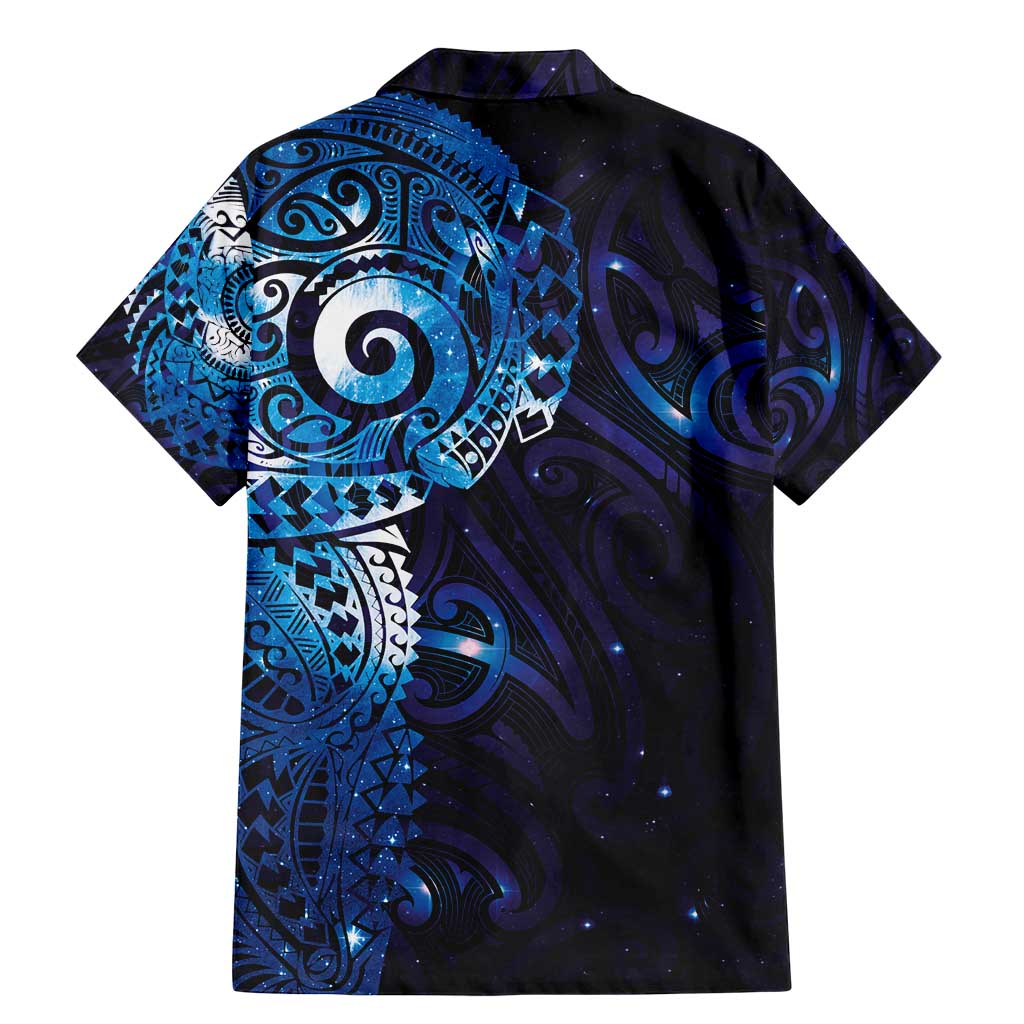 Matariki New Zealand Maori Koru Art Tattoo Family Matching Mermaid Dress and Hawaiian Shirt New Year Galaxy Blue Sky Style LT03 - Polynesian Pride