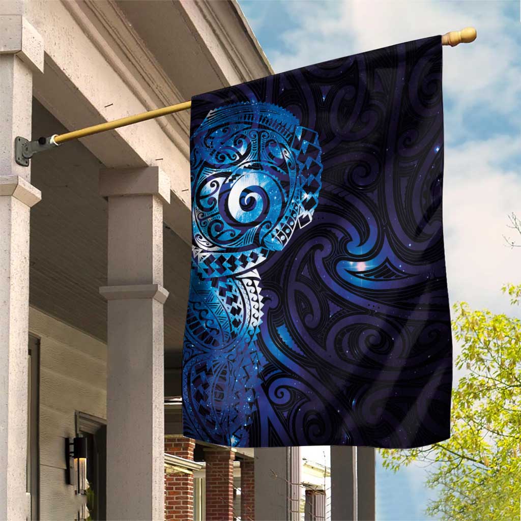 Matariki New Zealand Maori Koru Art Tattoo Garden Flag New Year Galaxy Blue Sky Style LT03 House Flag Blue - Polynesian Pride