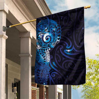 Matariki New Zealand Maori Koru Art Tattoo Garden Flag New Year Galaxy Blue Sky Style LT03 House Flag Blue - Polynesian Pride