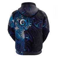 Matariki New Zealand Maori Koru Art Tattoo Hoodie New Year Galaxy Blue Sky Style LT03 - Polynesian Pride
