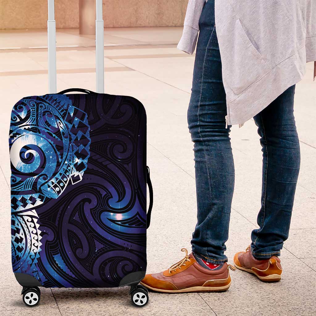 Matariki New Zealand Maori Koru Art Tattoo Luggage Cover New Year Galaxy Blue Sky Style