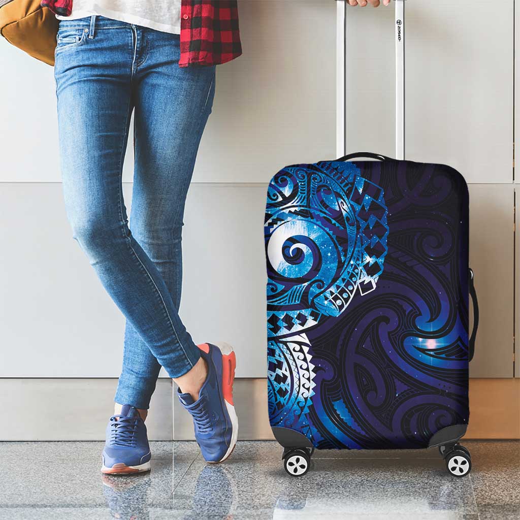 Matariki New Zealand Maori Koru Art Tattoo Luggage Cover New Year Galaxy Blue Sky Style LT03 - Polynesian Pride