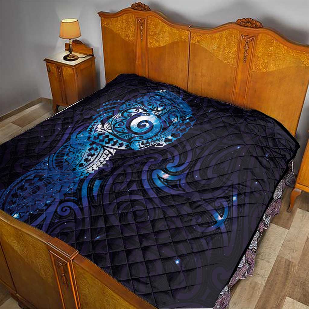 Matariki New Zealand Maori Koru Art Tattoo Quilt New Year Galaxy Blue Sky Style LT03 - Polynesian Pride