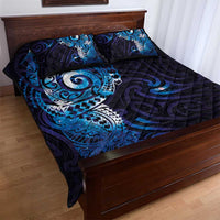Matariki New Zealand Maori Koru Art Tattoo Quilt Bed Set New Year Galaxy Blue Sky Style LT03 - Polynesian Pride