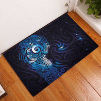 Matariki New Zealand Maori Koru Art Tattoo Rubber Doormat New Year Galaxy Blue Sky Style LT03 - Polynesian Pride