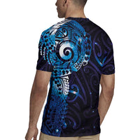 Matariki New Zealand Maori Koru Art Tattoo Rugby Jersey New Year Galaxy Blue Sky Style LT03 - Polynesian Pride