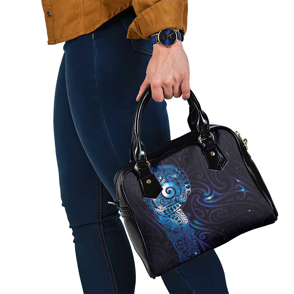 Matariki New Zealand Maori Koru Art Tattoo Shoulder Handbag New Year Galaxy Blue Sky Style LT03 - Polynesian Pride