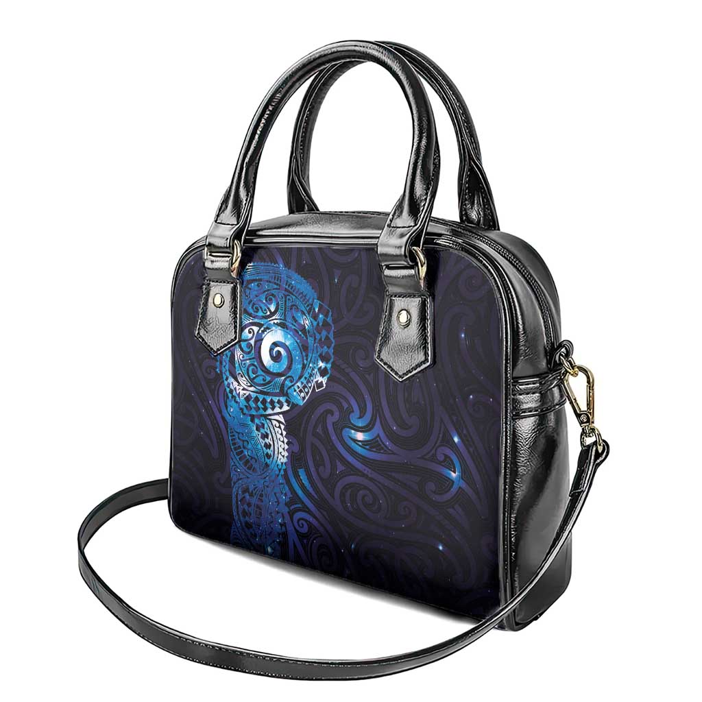 Matariki New Zealand Maori Koru Art Tattoo Shoulder Handbag New Year Galaxy Blue Sky Style LT03 - Polynesian Pride