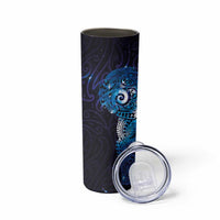 Matariki New Zealand Maori Koru Art Tattoo Skinny Tumbler New Year Galaxy Blue Sky Style LT03 - Polynesian Pride