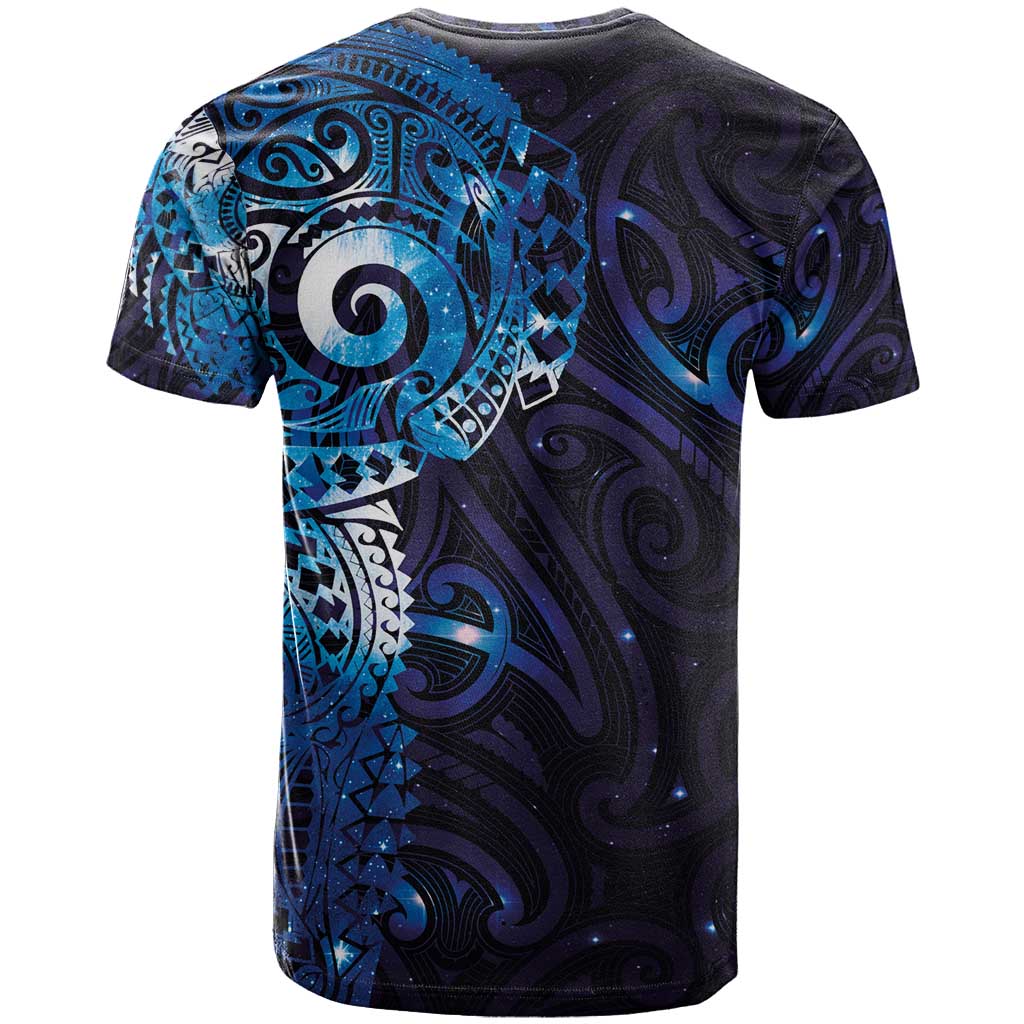 Matariki New Zealand Maori Koru Art Tattoo T Shirt New Year Galaxy Blue Sky Style LT03 - Polynesian Pride