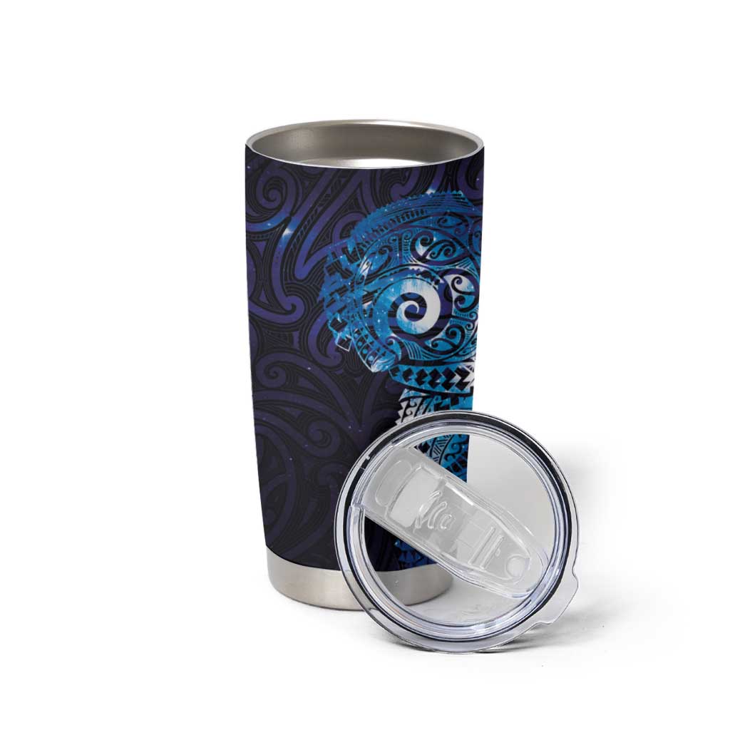 Matariki New Zealand Maori Koru Art Tattoo Tumbler Cup New Year Galaxy Blue Sky Style LT03 - Polynesian Pride