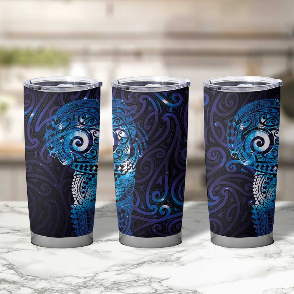 Matariki New Zealand Maori Koru Art Tattoo Tumbler Cup New Year Galaxy Blue Sky Style LT03 - Polynesian Pride
