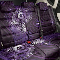 Matariki New Zealand Maori Koru Art Tattoo Back Car Seat Cover New Year Galaxy Purple Sky Style LT03 - Polynesian Pride