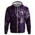 Matariki New Zealand Maori Koru Art Tattoo Hoodie New Year Galaxy Purple Sky Style