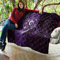 Matariki New Zealand Maori Koru Art Tattoo Quilt New Year Galaxy Purple Sky Style LT03 - Polynesian Pride