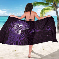 Matariki New Zealand Maori Koru Art Tattoo Sarong New Year Galaxy Purple Sky Style LT03 - Polynesian Pride