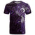 Matariki New Zealand Maori Koru Art Tattoo T Shirt New Year Galaxy Purple Sky Style