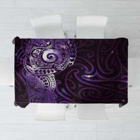 Matariki New Zealand Maori Koru Art Tattoo Tablecloth New Year Galaxy Purple Sky Style LT03 Purple - Polynesian Pride