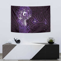 Matariki New Zealand Maori Koru Art Tattoo Tapestry New Year Galaxy Purple Sky Style LT03 - Polynesian Pride