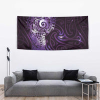 Matariki New Zealand Maori Koru Art Tattoo Tapestry New Year Galaxy Purple Sky Style LT03 - Polynesian Pride