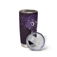 Matariki New Zealand Maori Koru Art Tattoo Tumbler Cup New Year Galaxy Purple Sky Style LT03 - Polynesian Pride