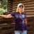 Matariki New Zealand Maori Koru Art Tattoo Women Polo Shirt New Year Galaxy Purple Sky Style
