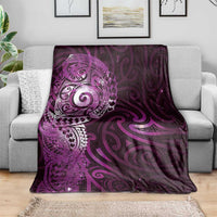 Matariki New Zealand Maori Koru Art Tattoo Blanket New Year Galaxy Pink Sky Style LT03 - Polynesian Pride