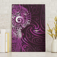 Matariki New Zealand Maori Koru Art Tattoo Canvas Wall Art New Year Galaxy Pink Sky Style LT03 Without Frame Pink - Polynesian Pride