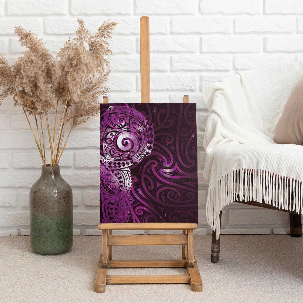 Matariki New Zealand Maori Koru Art Tattoo Canvas Wall Art New Year Galaxy Pink Sky Style LT03 - Polynesian Pride