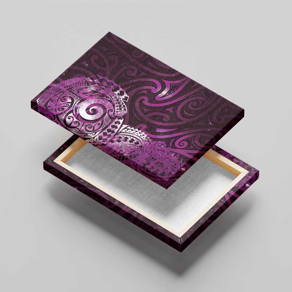 Matariki New Zealand Maori Koru Art Tattoo Canvas Wall Art New Year Galaxy Pink Sky Style LT03 - Polynesian Pride