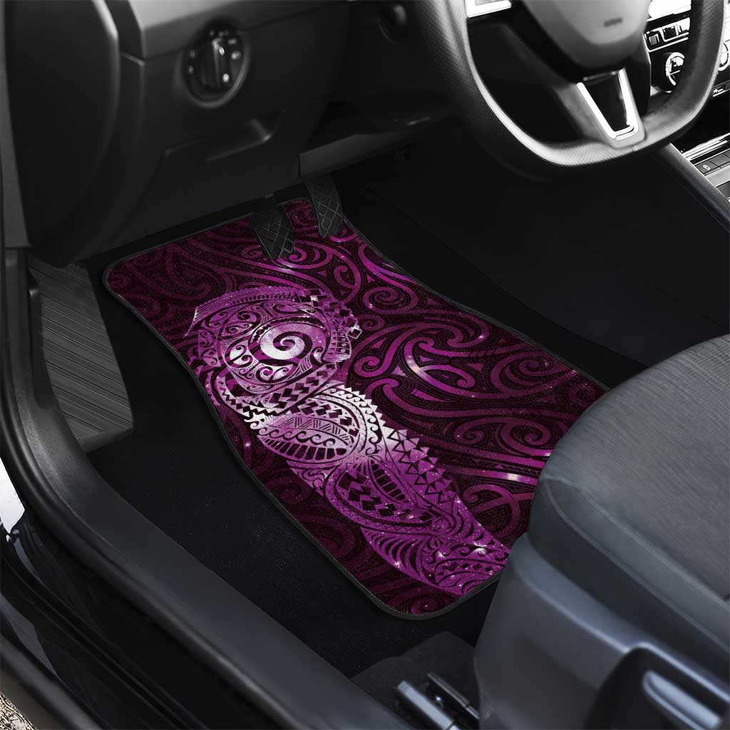 Matariki New Zealand Maori Koru Art Tattoo Car Mats New Year Galaxy Pink Sky Style LT03 - Polynesian Pride
