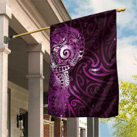 Matariki New Zealand Maori Koru Art Tattoo Garden Flag New Year Galaxy Pink Sky Style LT03 House Flag Pink - Polynesian Pride