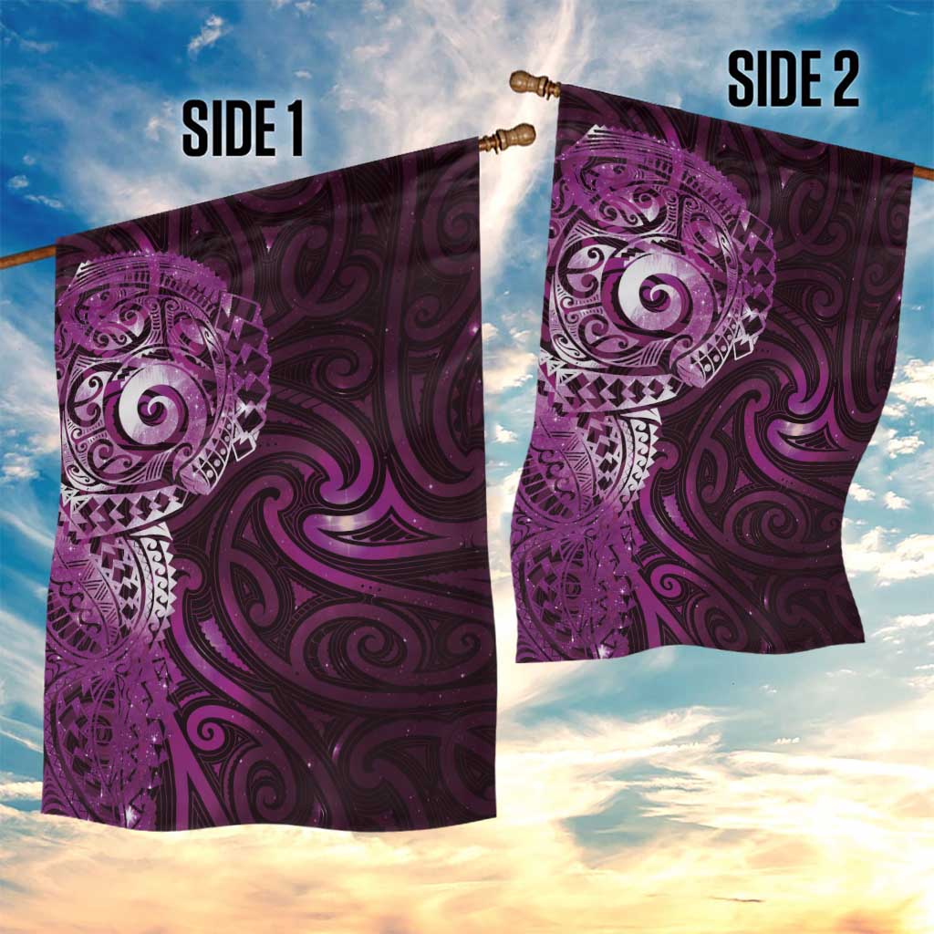 Matariki New Zealand Maori Koru Art Tattoo Garden Flag New Year Galaxy Pink Sky Style LT03 - Polynesian Pride