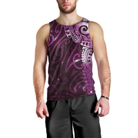 Matariki New Zealand Maori Koru Art Tattoo Men Tank Top New Year Galaxy Pink Sky Style LT03 - Polynesian Pride