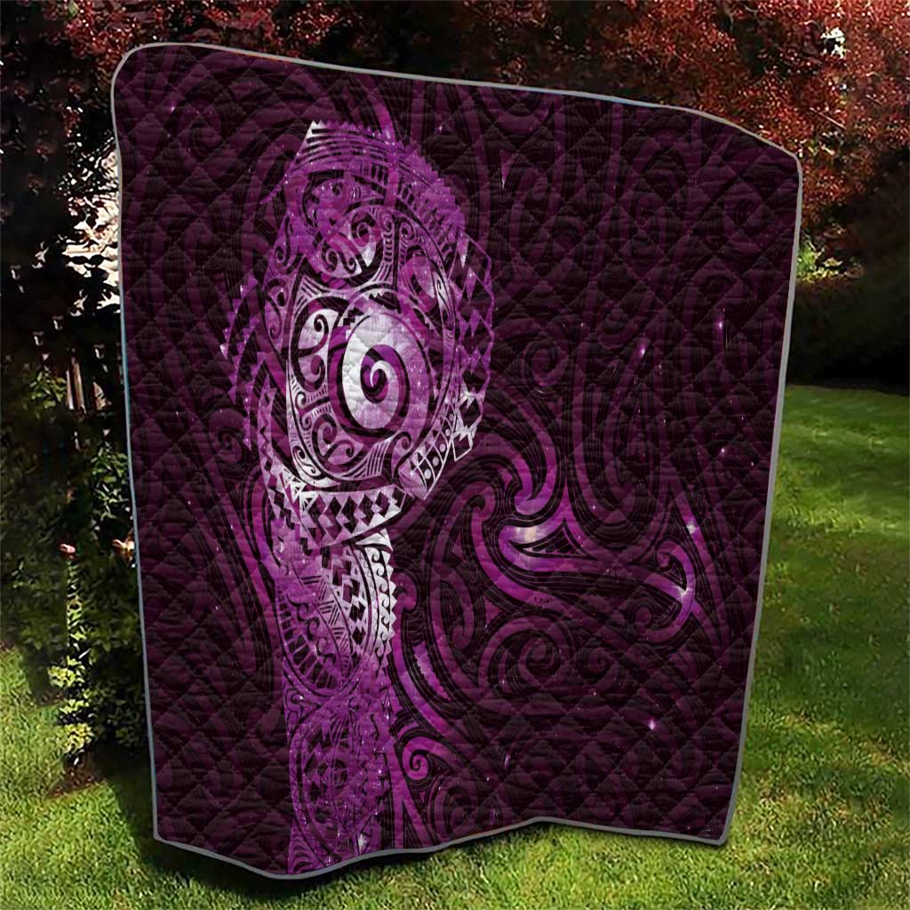 Matariki New Zealand Maori Koru Art Tattoo Quilt New Year Galaxy Pink Sky Style LT03 - Polynesian Pride