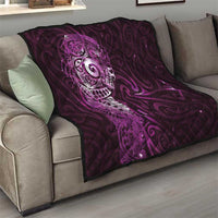 Matariki New Zealand Maori Koru Art Tattoo Quilt New Year Galaxy Pink Sky Style LT03 - Polynesian Pride