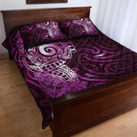 Matariki New Zealand Maori Koru Art Tattoo Quilt Bed Set New Year Galaxy Pink Sky Style LT03 - Polynesian Pride